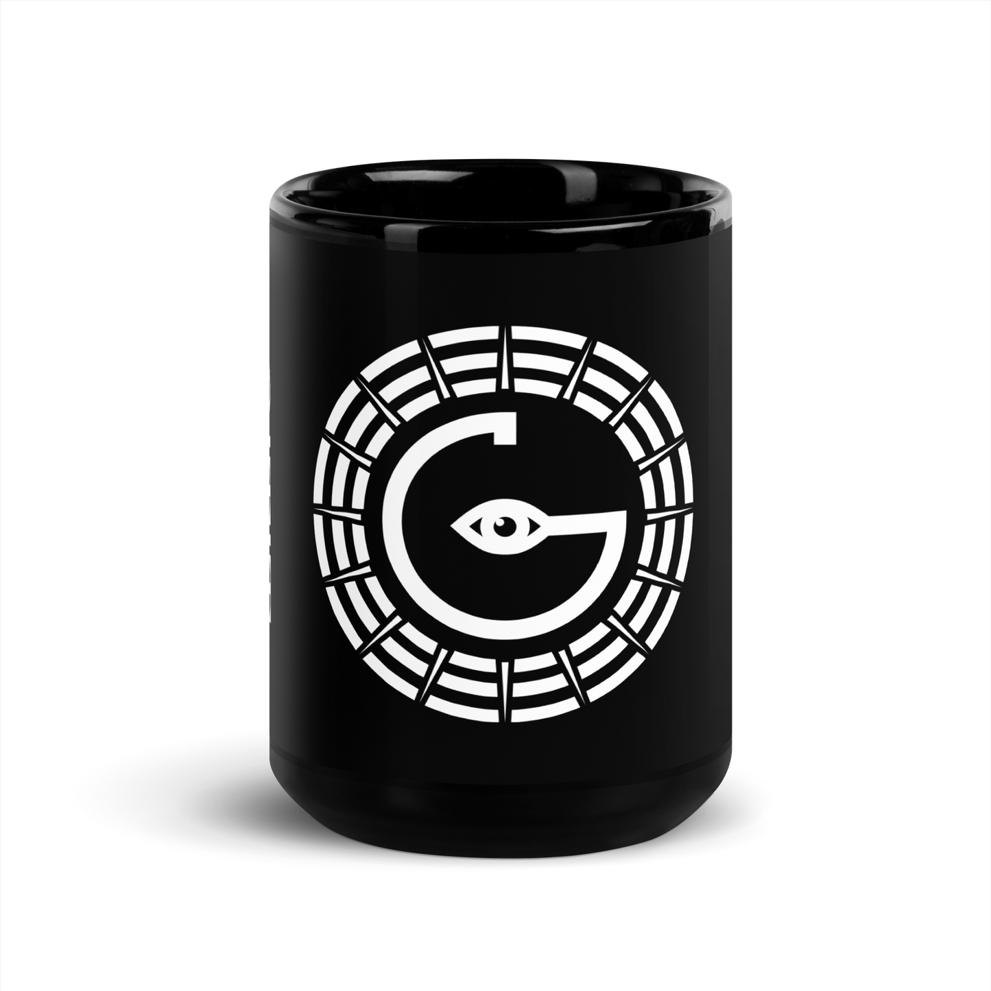 Gitit Shoval Logo Black Glossy Mug